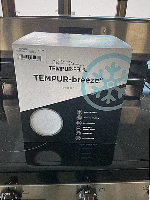 BRAND NEW TEMPUR-PEDIC TEMPUR BREEZE SHEET SET QUEEN SIZE