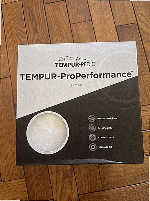 New Tempur-Pedic Pro Performance Cal king Sheets Set Pillow Case Moisture white