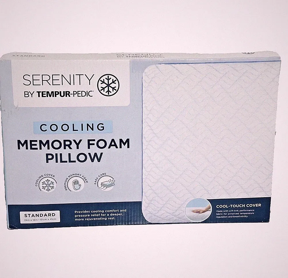 Serenity by Tempur-Pedic Cooling Memory Foam Pillow - Standard