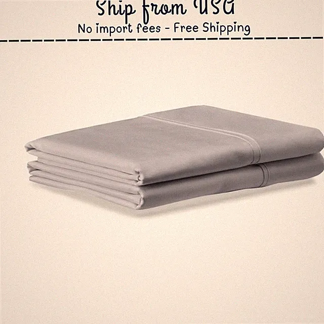 TEMPUR-Luxe Egyptian Pillow Case Cool Gray Queen