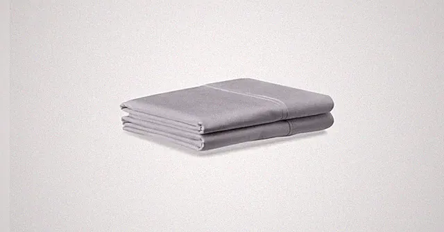 TEMPUR-Luxe Egyptian Pillow Case- Queen, Cool Gray