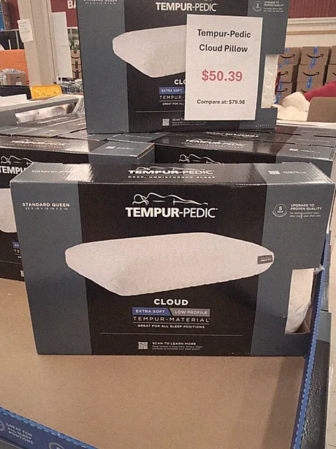 Tempur-Pedic Adapt Cloud Cooling Pillow Low Profile Standard 24x16x5" BRAND NEW