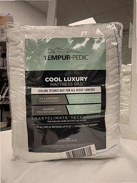 Tempur Pedic Cool Luxury Mattress Pad, king Sizes