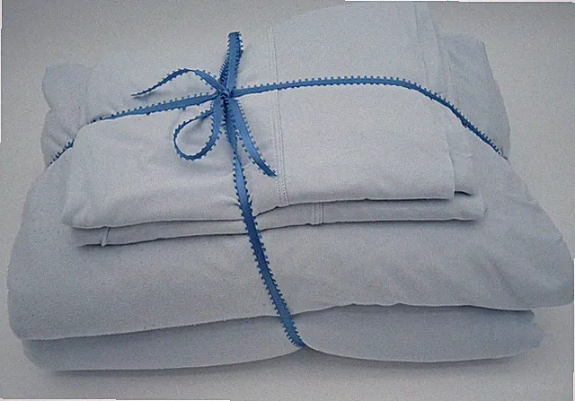 Tempur-Pedic Sheet Set Sleepy Light Blue King Lyocell Blend (READ)