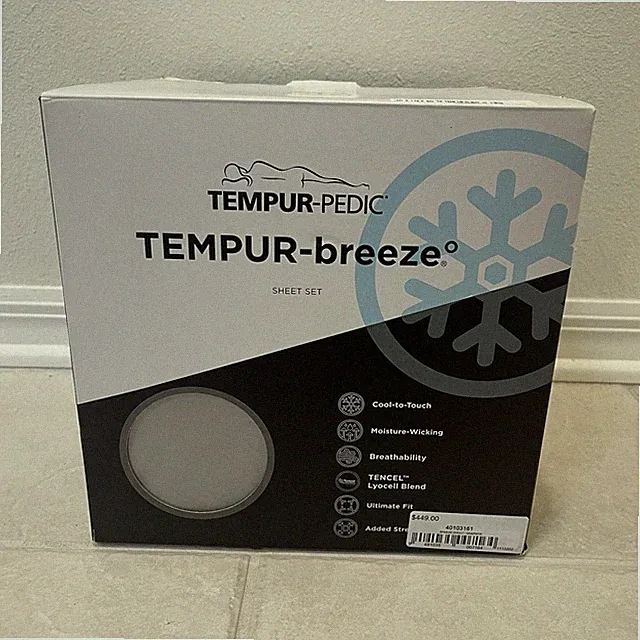 Tempur-pedic Tempur Breeze Sheet Set - King Size Brand New Graphite (Gray) Color