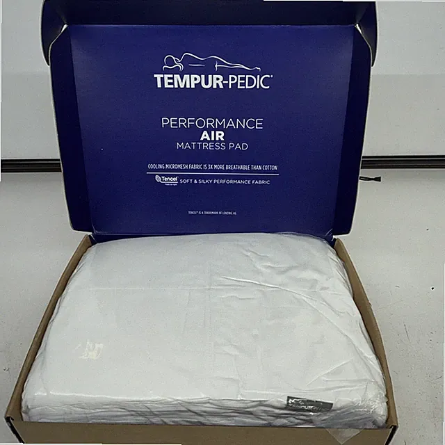 Tempurpedic Performance Air Mattress Pad Full Size White, Free & Fast Shipping